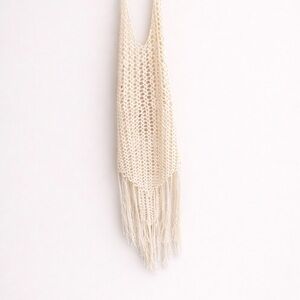 White Crochet Beach Cover-Up